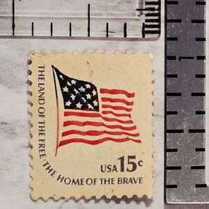 1978 15c Fort McHenry flag USPS COLLECTORS STAMP Americana Issue series